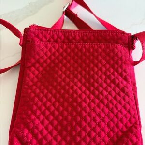 Vera Bradley Quilted Cherry Red Crossbody Bag
